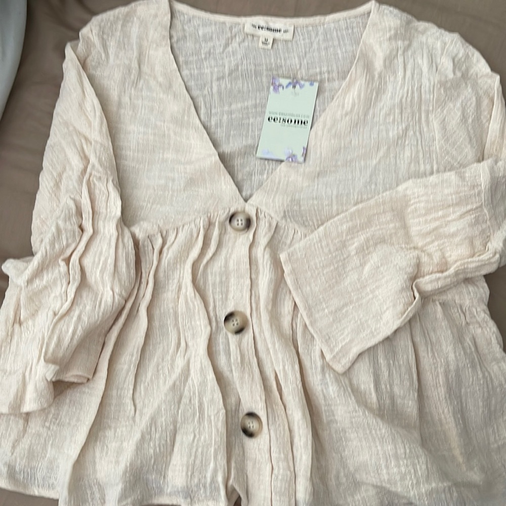 Bohemian gauze top